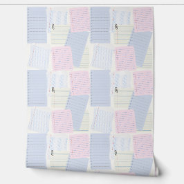 Papel Pintado Collage de documentos escolares