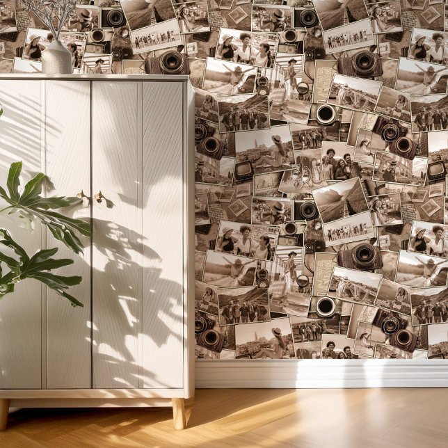 Papel Pintado Collage fotográfico de época Sepia ID1066 (Subido por el creador)