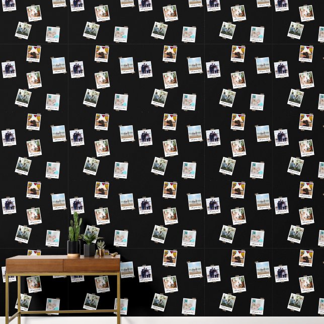 Papel Pintado Collage Personalizado de fotos de familia personal (Pasillo)