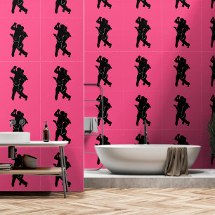 Papel Pintado Color rosa del Personalizado de bailarina de tango