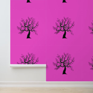Papel Pintado Color rosa del Personalizado de pintura de arte de