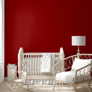 Papel Pintado Color sólido de terciopelo rojo moderno Elegante