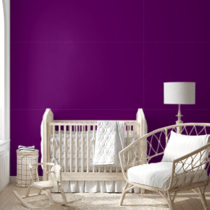 Papel Pintado Color sólido púrpura de Pluma a la moda Elegante