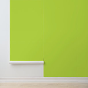 Papel Pintado color verde limón minimalista sólido color moderno