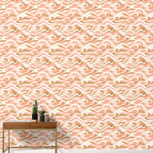 Papel Pintado Colores cálidos de las ondas de choque