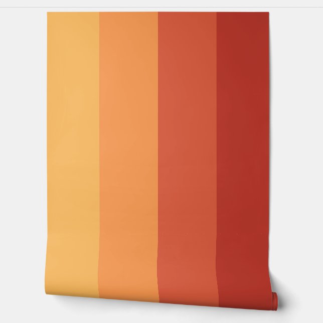 Papel Pintado Colores cálidos - tonos retro (Desenrollar)