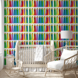 Papel Pintado Colores de lápices