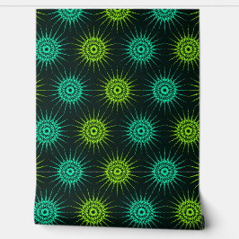 Papel Pintado Colorful Art Nouveau Dodeca Astroids Pattern 