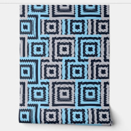 Papel Pintado Colorful Art Nouveau Geometric Glitch Pattern 