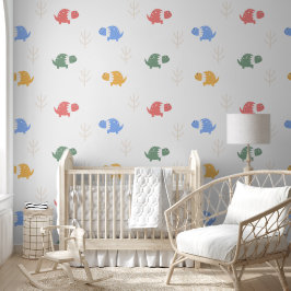 Papel Pintado Colorful Dinosaur Friends 