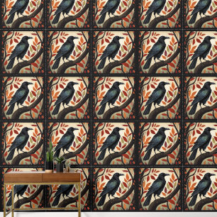 Papel Pintado Colorida avenida encaramada en un árbol