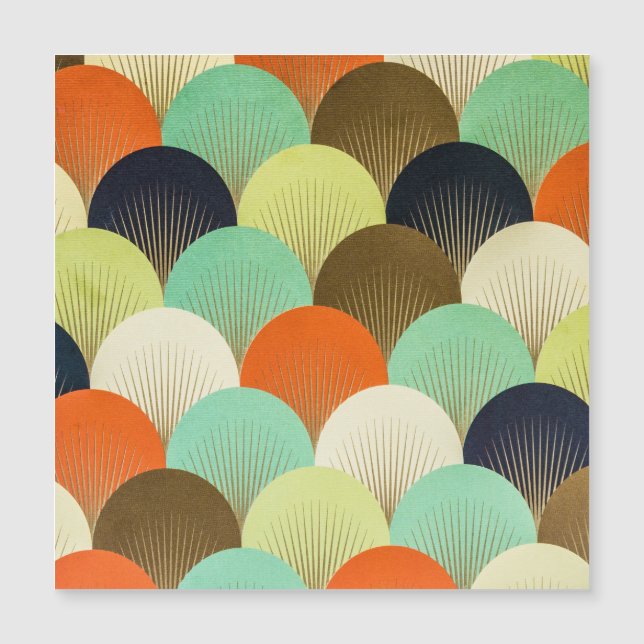 Papel pintado colorido: diseño artístico. (Anverso)