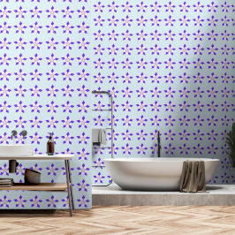 Papel Pintado Columbine Azul Pálido
