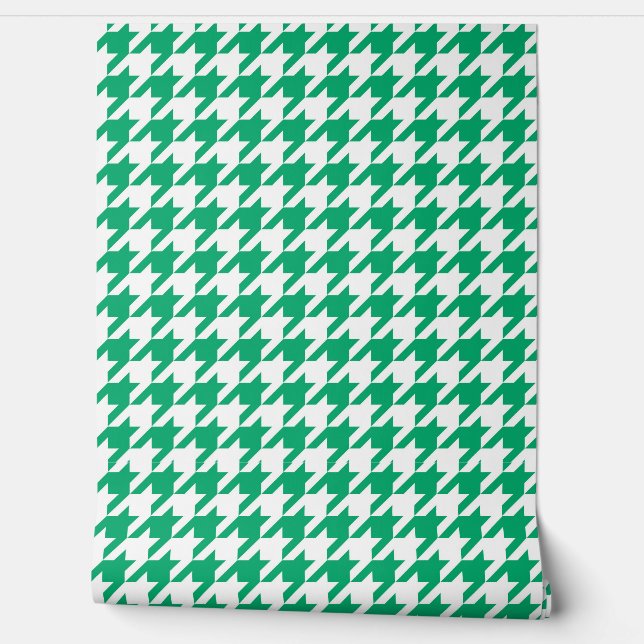 Papel Pintado Comprobación de la galga verde y blanca (Desenrollar)