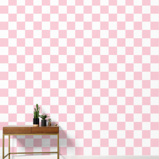 Papel Pintado Comprobar el patrón del tablero de cheques rosado 