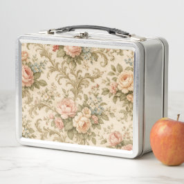 Papel pintado con estampado floral vintage