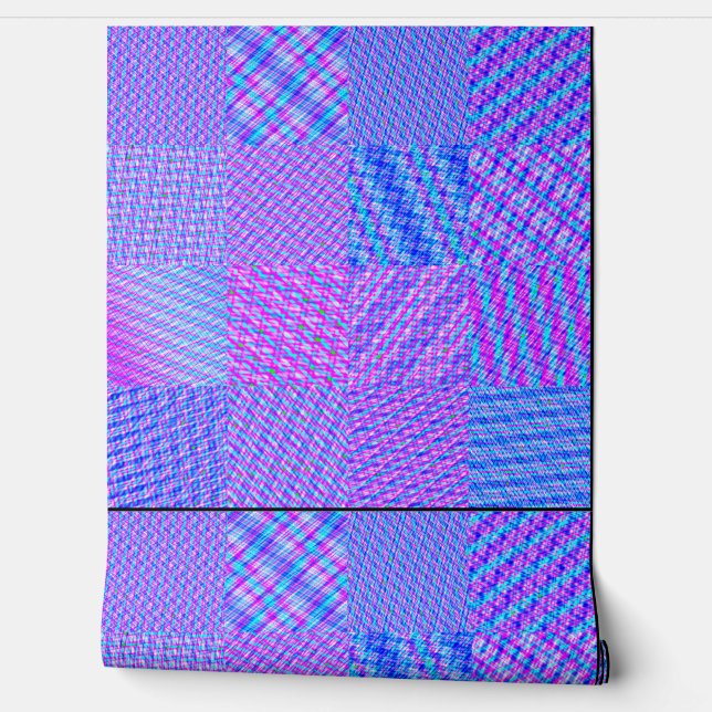 Papel pintado con patrón geométrico abstracto  (Desenrollar)
