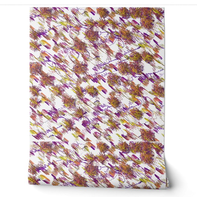 Papel pintado con patrón geométrico abstracto  (Desenrollar)