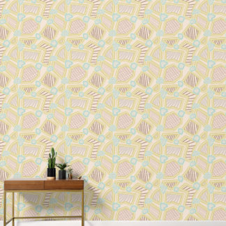 Papel pintado con patrón geométrico abstracto past