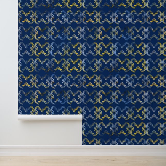 Papel pintado con rizos (Solicitud)