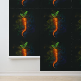 Papel pintado con zanahorias