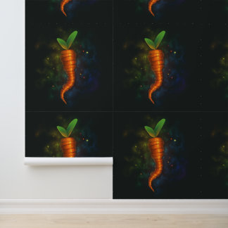 Papel pintado con zanahorias
