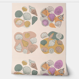 Papel Pintado Concha. Blobs de color