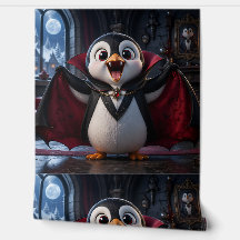 Conde pingüino vampiro/pareja vampiro fondo de pan
