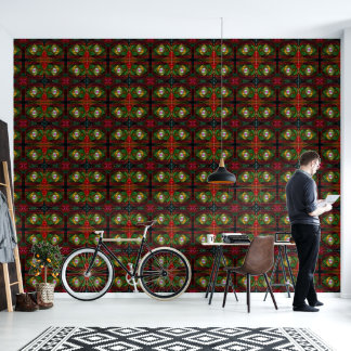 Papel Pintado Conexiones dinámicas Resumen de arte