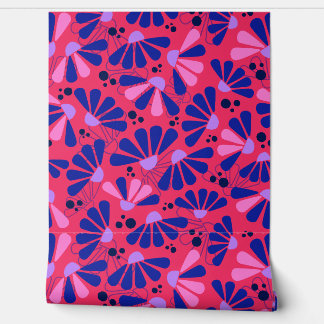 Papel Pintado Confetti de Coneflower sobre frambuesa