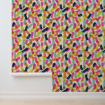 Papel Pintado Confetti moderno de color pop<br><div class="desc">Papel mural moderno y pop con confetis colorida.</div>