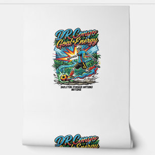 Papel Pintado Congo RD Energía de Gol Esqueleto Delantero Nacion