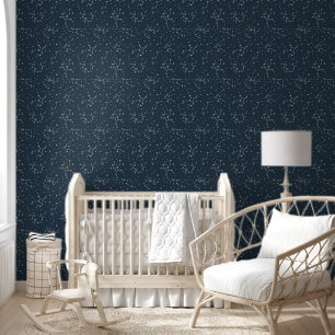 Papel Pintado Constelación Azul
