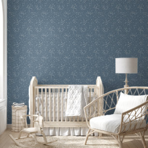 Papel Pintado Constelación Azul