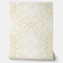 Papel pintado continuo Mandala de Oro de Lujo