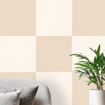 Papel Pintado Control de Beige Neutral<br><div class="desc">Papel tapizado de color beige neutro. Papel mural minimalista de diseño geométrico cuadrado moderno con cáscara y palo.</div>