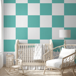 Papel Pintado Control verde azulado