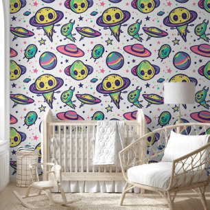 Papel Pintado Cool espacio para bebés alienígena Fondos de escri