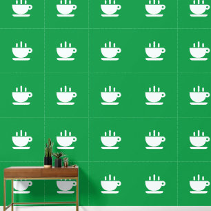 Papel Pintado Copa Blanca De La Cocina Verde De Java