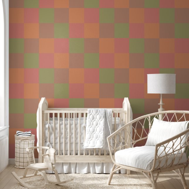 Papel Pintado Copper Plaid (Niños)