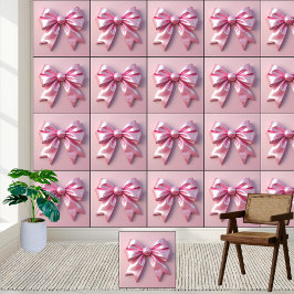 Papel Pintado Coquette Aesthetic Pink Bow
