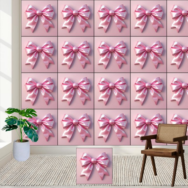 Papel Pintado Coquette Aesthetic Pink Bow (Subido por el creador)