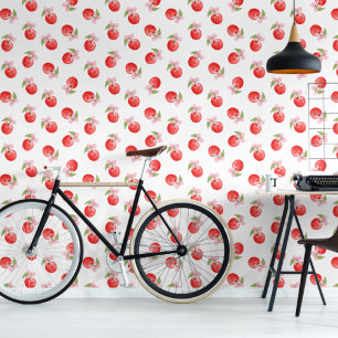 Papel Pintado Coquette Cherries y arcos rosados Peña y Palo