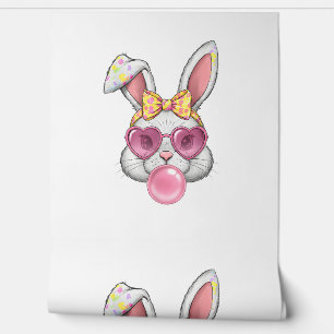 Papel Pintado Coquette Cute Bunny Bow Easter Day Rabbit Adolesce