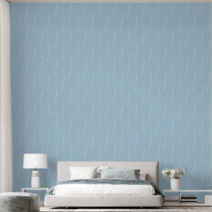 Papel Pintado Corazón gris claro enlaza arte con azul coral de P