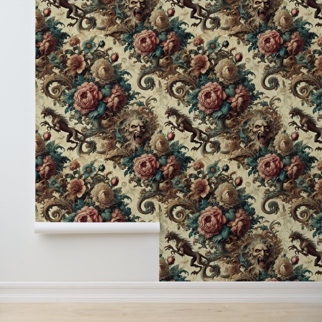 Papel Pintado Corazones salvajes y perros de tía - Victoriano gó (Solicitud)