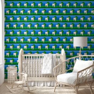 Papel Pintado Cordero pequeño