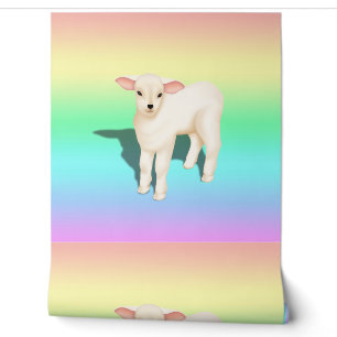 Papel Pintado Cordero pequeño