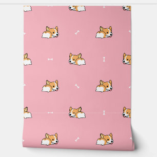 Papel Pintado Corgi