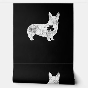 Papel Pintado Corgi Irish Clover T-Shirt St Patrick's Day Dog Lo